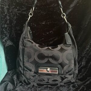 Coach Kristin Optic Art Sateen Hobo bag